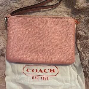 Coach Blush Pink Wristlet